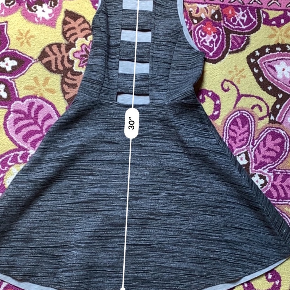 Structured Grey Abercrombie & Fitch Skater Dress - image 6